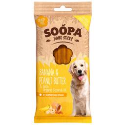 Soopa Vegansk Banana & Peanut Butter JUMBO Dental Sticks 170g - DATOVARER